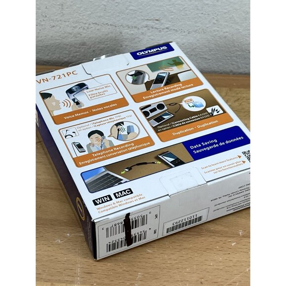 Olympus VN-721PC 2GB Digital Voice Recorder New Sealed - Picture 8 of 10